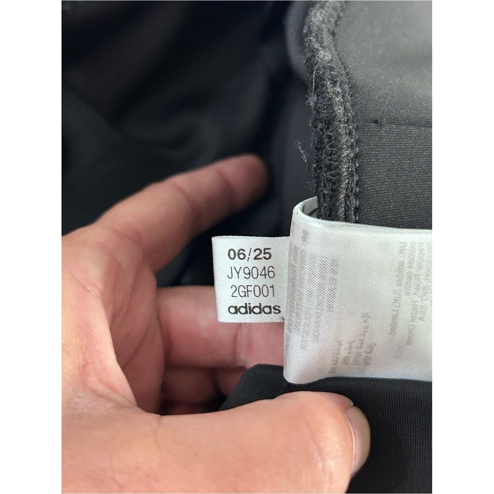 adidas Active Wide Leg Pants Black Women’s Medium Stretch Zip Pocket Athleisure - Picture 6 of 10